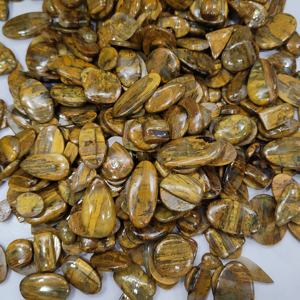 Nelita Natural al por Mayor, Cabujón Amarillo y Grisáceo, Formas Mixtas de 20-40mm, 10-20g, Gemas Sueltas para Joyería de Colgantes/Collares - Product Image 2