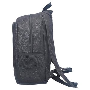 Sac à dos d'école de cheerleading personnalisé, grand, classique, de loisirs, imperméable, scintillant, noir pailleté, sacs de sport - Product Image 2