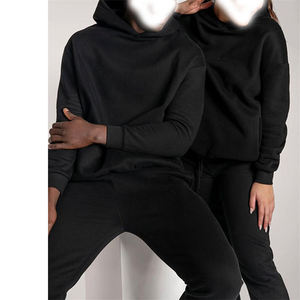 Ensemble de survêtements d'hiver unisexe de haute qualité, col à capuche respirant, logo personnalisé imprimé, tenue décontracté, vente en ligne au Pakistan - Product Image 4