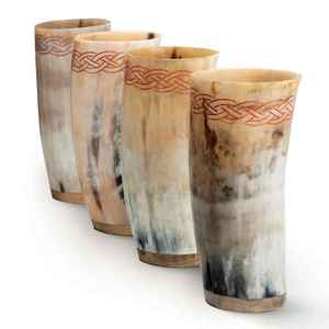 Gobelet à boire en corne de buffle moderne, écologique, poli, de luxe royal, variétés de couleurs, occasions spéciales, prix de gros - Product Image 6