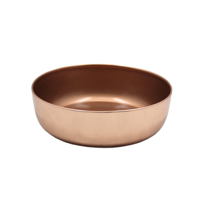 Tazón de forma redonda Color negro Diseño moderno Cocina y mesa Tazón de servicio de hierro y tazones decorativos Hecho a mano a granel - Product Image 3