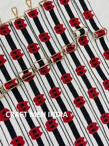 Ceintures en métal perlées multicolores faites à la main Étudiants du collège Élégant Tissu moderne Gameday Outfitting Confortable Design Formel - Product Image 3