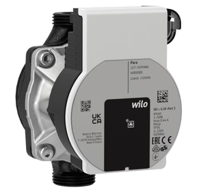 Pompe de circulation centrifuge à fréquence variable Yonos Para 15/7 pour chaudières industrielles basse pression 50 W en acier - Product Image 1