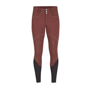 Pantalones de Equitación para Mujer al por Mayor, OEM, Spandex/Poliéster, Logotipo Personalizado, Secado Rápido, Duraderos, Tallas Grandes - Product Image 1