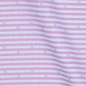 ชุดนอนผ้าทอลายทางสีชมพูอ่อน | กางเกงเลานจ์ผ้าฝ้าย100% | เข้ารูปปกติมีเชือกรัดเอวและกระเป๋า | ชุดนอน - Product Image 3