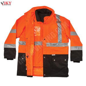 VIKY INDUSTRIES – veste de sécurité étanche et réfléchissante, OEM 100% Polyester, de bonne qualité, vente en gros - Product Image 2