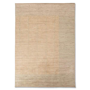 พรมทอมือลายเส้นสีเบจน้ำตาล ขนาดใหญ่ หนา 10 มม. แบบคลาสสิก สำหรับทางเข้าบ้าน โถงทางเดิน-Hwl-148 - Product Image 1