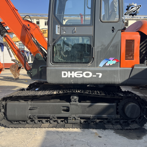 รถขุดตีนตะขาบ Doosan DH60 มือสอง ขนาด 6 ตัน บุ้งกี๋ 0.3 ลบ.ม. แบรนด์เกาหลีแท้ รถขุดขนาดเล็กสำหรับงานก่อสร้าง ชั่วโมงการทำงานต่ำ ได้รับการรับรองมาตรฐาน CE - Product Image 5