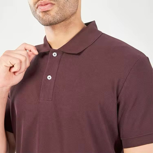 2025 nueva moda para hombre patrón sólido para camiseta de Polo de alta calidad personalizada transpirable 100% algodón camisa de Golf al por mayor suministro ODM - Product Image 6