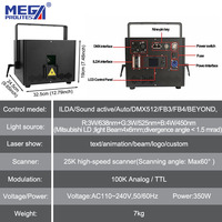 Proyector LED RGBW de 10W para Espectáculos con Control DMX512 para Fiestas, Eventos, Discotecas, DJ, Club, Animación de Luces