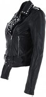 Veste de moto en cuir véritable pour femme SAMAVIA, respirante, matelassée, style vintage tendance, doublure en nylon de haute qualité