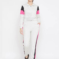Conjunto Deportivo de Invierno para Mujer, Diseño OEM, 2 Piezas, Casual, Sólido, Transpirable, con Capucha, de Algodón Ecológico, Alta Calidad