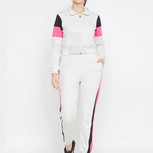 Dernière conception OEM Survêtements d'hiver pour femmes Solide Décontracté 2 pièces Long Ensemble Respirant Coton Écologique Vente à Chaud - Product Image 1