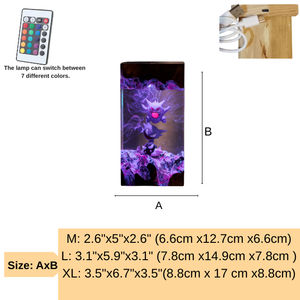 Custom Epoxy Lamp, Epoxy Resin Lamp, Custom Epoxy Resin Lamp, Resin Wood Art Lamp, Custom Night <b>Light</b>, Handmade Gift, Birthday - Product Image 4