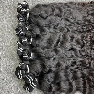 Onda natural en cabello de trama, cabello humano 100%, cabello crudo Camboyano de un donante - Product Image 2