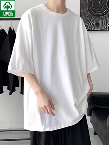 เสื้อยืดคอกลมแขนสั้นผู้ชายคุณภาพสูง ผลิตจากผ้าฝ้ายถัก 100% ออกแบบตามสั่ง คอลเลคชั่นจากผู้ผลิตในบังกลาเทศ - Product Image 2