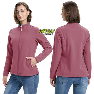 Chaqueta polar Softshell impermeable a prueba de viento para mujer de gran oferta para actividades al aire libre de invierno como pesca y senderismo - Product Image 5