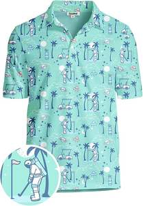 เสื้อยืดดรายฟิต 100% โพลีเอสเตอร์ เสื้อโปโลกอล์ฟแบบสั่งทำ เสื้อโปโลเปล่าสำหรับงานซับลิเมชั่น เสื้อยืดผ้าฝ้าย เสื้อโปโลผู้ชาย - Product Image 3