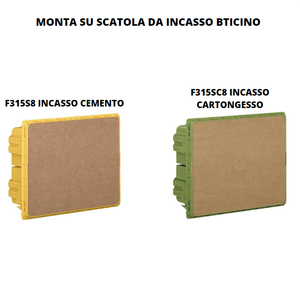Per Bticino centralino bianco incasso con 8 moduli IP40 F315PB8 interruttori a parete - Product Image 5