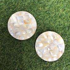 Ensemble de sous-verres en nacre faits à la main artistique de haute qualité avec une texture lisse pour une présentation élégante au prix le moins cher - Product Image 4