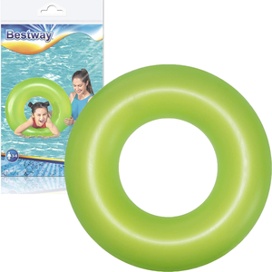 Flotador de Cuello Inflable de PVC de 76 cm para Niños, Marca Bestway, Portátil, para Deportes Acuáticos y Piscina - Product Image 1