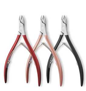 Ensemble professionnel de coupe-ongles incurvés pour bébé, pince à cuticules, outils en acier inoxydable, pousse-cuticules pour enlever les peaux mortes - Product Image 1