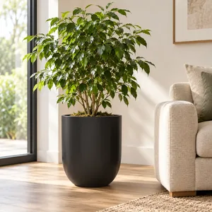 กระถางต้นไม้ทรงกระบอกก้นมน ไฟเบอร์กลาส ยี่ห้อฟิดา - Product Image 3
