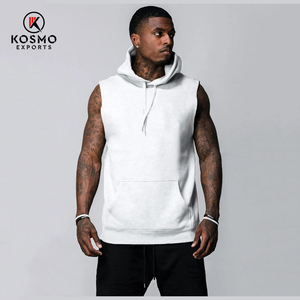 <b>Sleeveless</b> <b>Hoodies</b> tank Top <b>Men's</b> t Shirt Polyester Gym Shirt Hood Muscle <b>Men</b> Vest Gym Wear Workout Sport Vest - Product Image 3