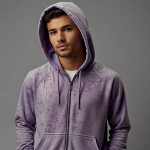 2025 survêtements de lavage à l'acide en coton de qualité supérieure pour hommes ensembles de survêtements coupe-vent avec logo personnalisé en vente sous marque privée d'Ayat Export - Product Image 3