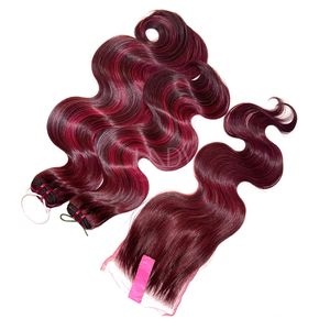 วิกผมมนุษย์หยักศกสีเบอร์กันดีทำจากผมมนุษย์100% เวียดนาม - Product Image 2