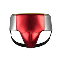 Protège-entrejambe en cuir et plastique pour MMA et boxe, protection élastique de haute qualité pour l'entraînement en arts martiaux et le taekwondo