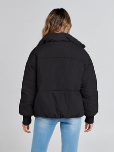 Veste matelassée pour femmes Streetwear personnalisé, chaud et matelassé, décontracté, hiver, fabricant, fournisseur en usine - Product Image 6