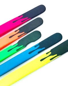 Pince à épiler en acier inoxydable de haute qualité 45 90 degrés diamant Nano Grip Fiber Tip Logo privé Volume pointu - Product Image 5