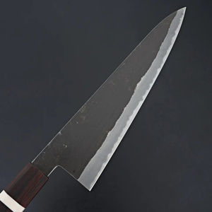 Hand <b>Forged</b> Damascus Steel Chef Knife with Customized Wooden Handle 8 Inch Blade OEM Logo Custom Packaging Customizable Options - Product Image 3