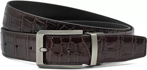 Cinturón de Cuero Unisex - Tamaños y Colores Personalizables, Estilos Casual/Formal/Deportivo, 1.3" de Ancho, 105-135cm de Largo, Accesorios de Ropa - Product Image 2