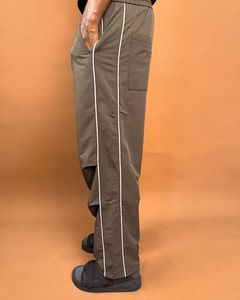 Pantalon de survêtement décontracté pour homme 2025, coupe droite, en toile, taille mi-haute, 100 % coton, imperméable et respirant, fabriqué au Bangladesh - Product Image 4