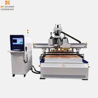 Centro de Procesamiento de Madera con Sierra Vibratoria, Máquina de Corte CNC de 1500*3000 con CCD