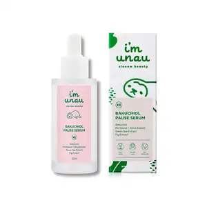 Skin Care Serum I'm Unau BAKUCHIOL PAUSE SORO 30mL Hidratante e Nutritivo Fortalecimento Elasticidade