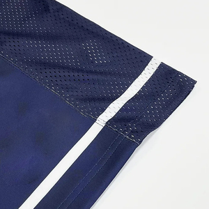 เสื้อฟุตบอลคอวีตาข่ายถักสำหรับผู้ชายเสื้อฟุตบอลสไตล์วินเทจอเมริกัน - Product Image 4