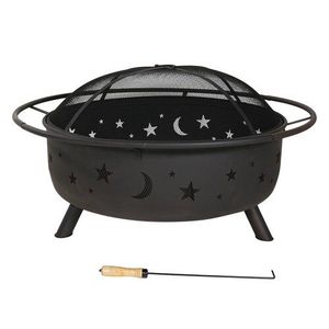 Bol de foyer en fer avec un look ancien artistique et une base solide conçue pour les sessions chaudes en plein air - Product Image 5