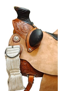 Caballo de cuero genuino de calidad superior Sillín occidental Barril Racing Adecuado para montar a caballo - Product Image 2