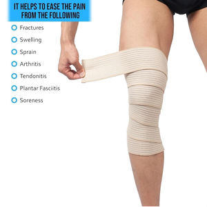 Bande de Soutien pour le Genou, la Jambe ou le Bras, Bande Élastique Ajustable pour Soulager la Douleur, pour la Récupération des Blessures et les Sports - Product Image 6