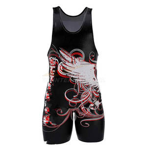 Cheap Price Personalized Sublimation Printing <b>Wrestling</b> Singlets Affordable Sportswear Singlets for Teams and Competitions - Product Image 2