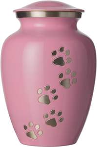 Latest Design Metal Aluminium Metal Pet <b>Urns</b> <b>for</b> <b>Dog</b> Cats <b>Ashes</b> in Enamel Finished in Wholesale Prices With Elegant Design - Product Image 2