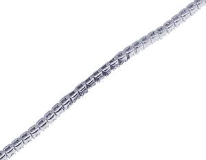 Pulsera de Plata de Ley 925 Chapada en Oro con Moissanita para Hombre y Mujer, Estilo Tenis, Regalo de Compromiso o Boda - Product Image 4