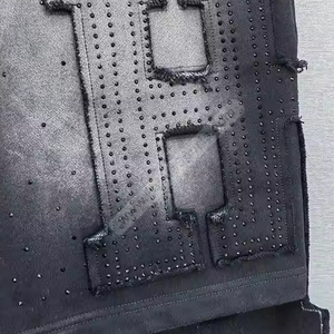 กางเกงขาสั้นซับเหงื่อสำหรับผู้ชายผ้าฝ้าย100% ซักได้ทำจากกรดเย็บปักลายสกรีน - Product Image 5