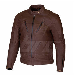 Marque privée Veste d'hiver en cuir de moto sur mesure Veste en cuir de moto quantité minimale de commande bas pour hommes - Product Image 3