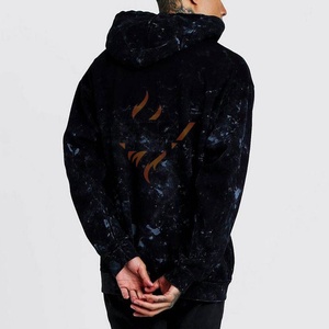 Ventes en gros de sweats à capuche unisexes en molleton de coton lourd brodés, logo personnalisé, surdimensionnés, lavés à l'acide, pull d'hiver - Product Image 5