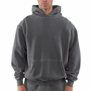 Sudadera con Capucha Impermeable de Forro Polar para Hombre, Informal, de Invierno, de Alta Calidad, Diseño Personalizado, Impresión, Bordado, Colores Personalizados, Logotipo, Ropa Urbana - Product Image 3