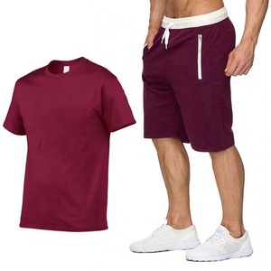 2025 nuevo estilo al por mayor hombres Jogging Shorts ropa deportiva elegante Vintage manga corta 5xlt alto grande conjunto de ropa para hombre High Street - Product Image 6